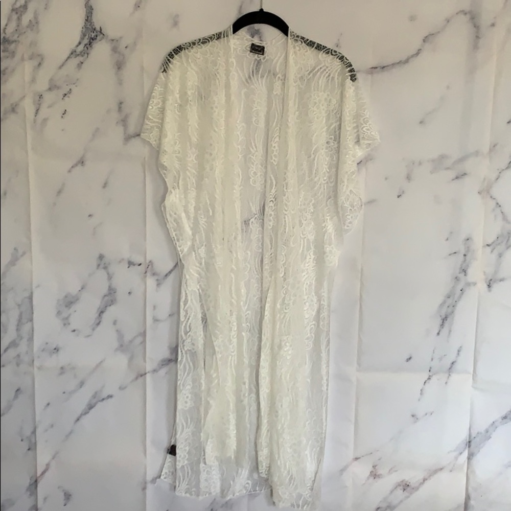 White Lace Coverup